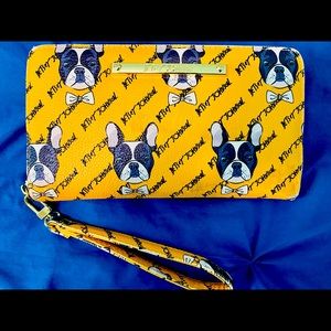 Betsy Johnson French Bulldog Wallet